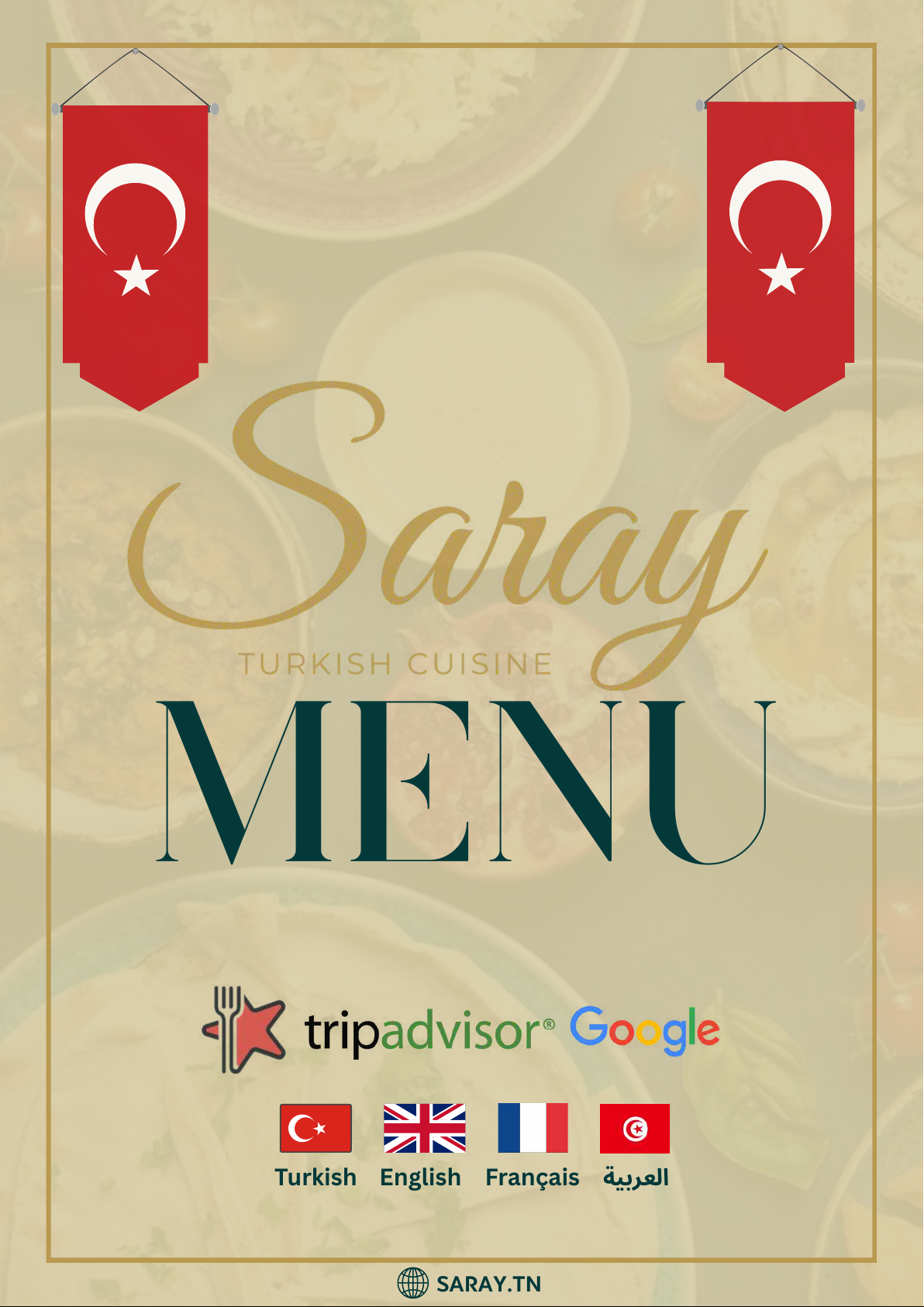 Menu Saray - Couverture